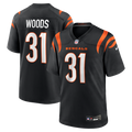Ickey Woods Cincinnati Bengals Retired Player Game Jersey - Black