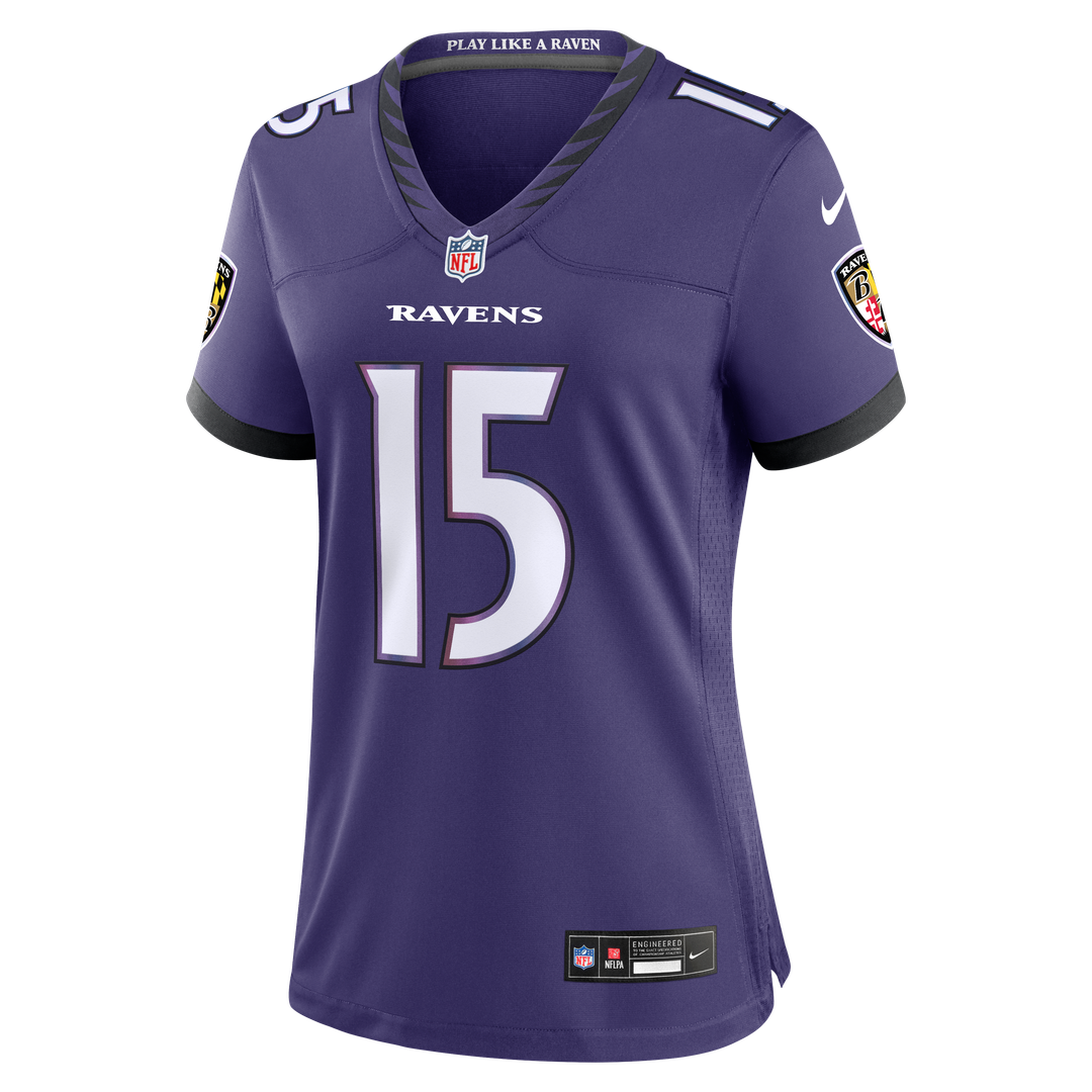 Mike Green Baltimore Ravens Women's Team Game Jersey - Purple