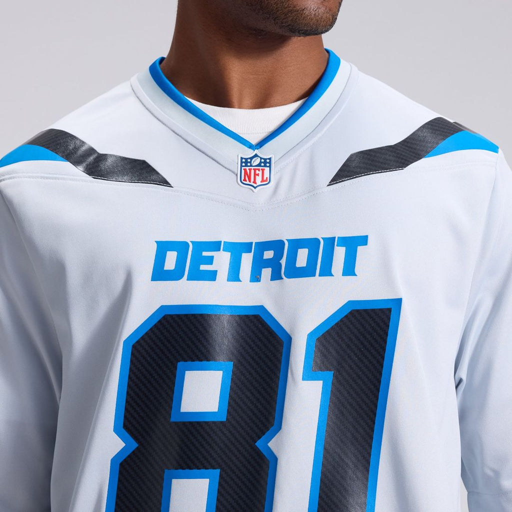 Calvin Johnson Detroit Lions 2026 Rivalries Collection Game Jersey - Silver