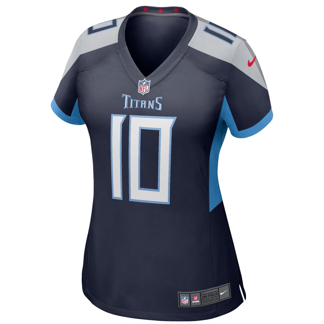 Vince Young Tennessee Titans Women's Game Retired Player Jersey - Navy