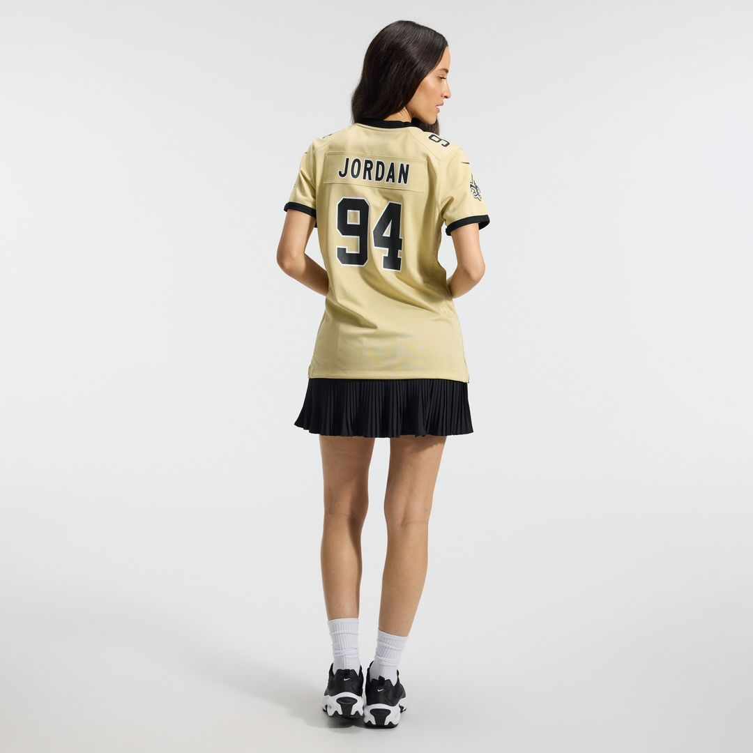 Cameron Jordan New Orleans Saints Women's Gameday Golds Alternate Game Player Jersey - Gold