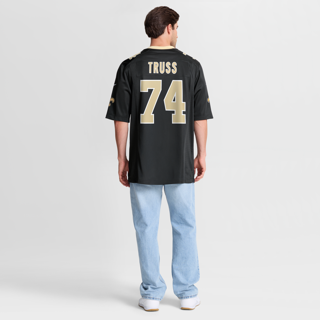 Xavier Truss New Orleans Saints Team Game Jersey - Black