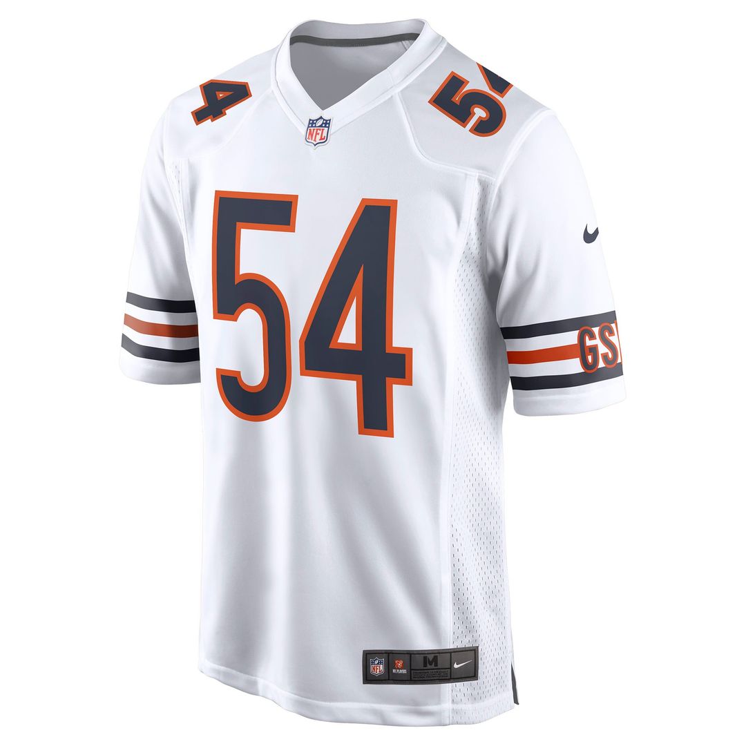 Brian Urlacher Chicago Bears Retired Player Game Jersey - White
