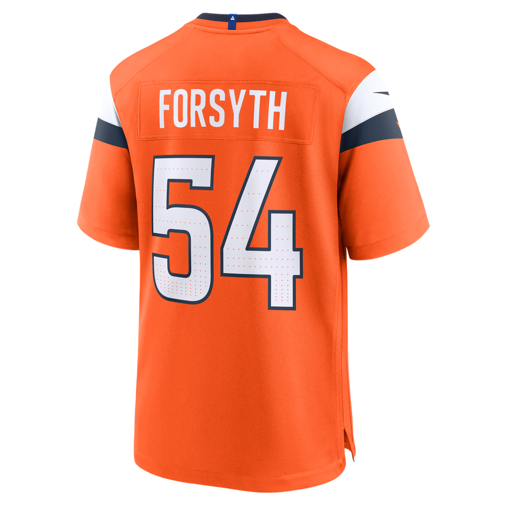 Alex Forsyth Denver Broncos Team Game Jersey - Orange