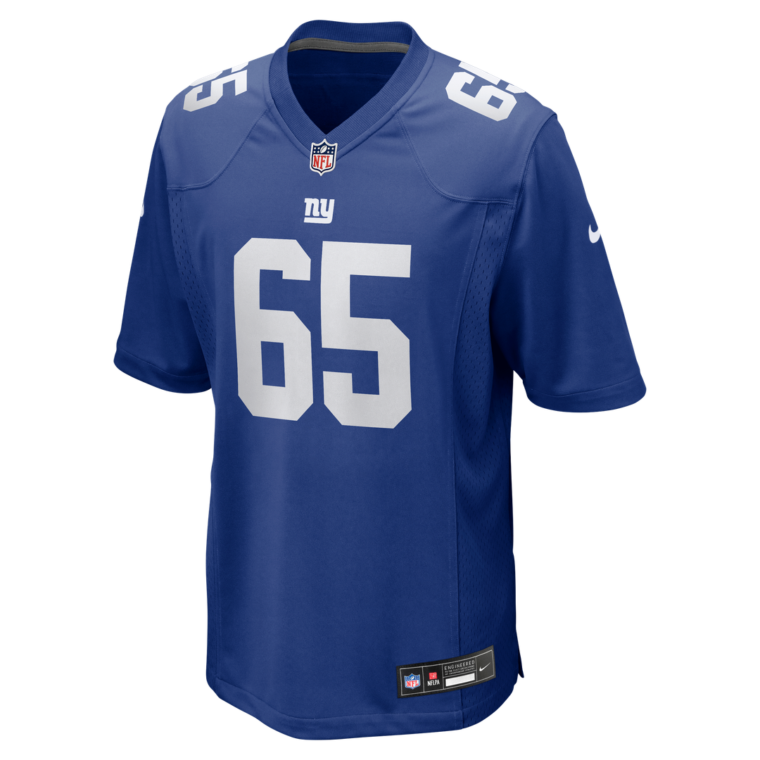 Francis Mauigoa New York Giants Team Game Jersey - Royal