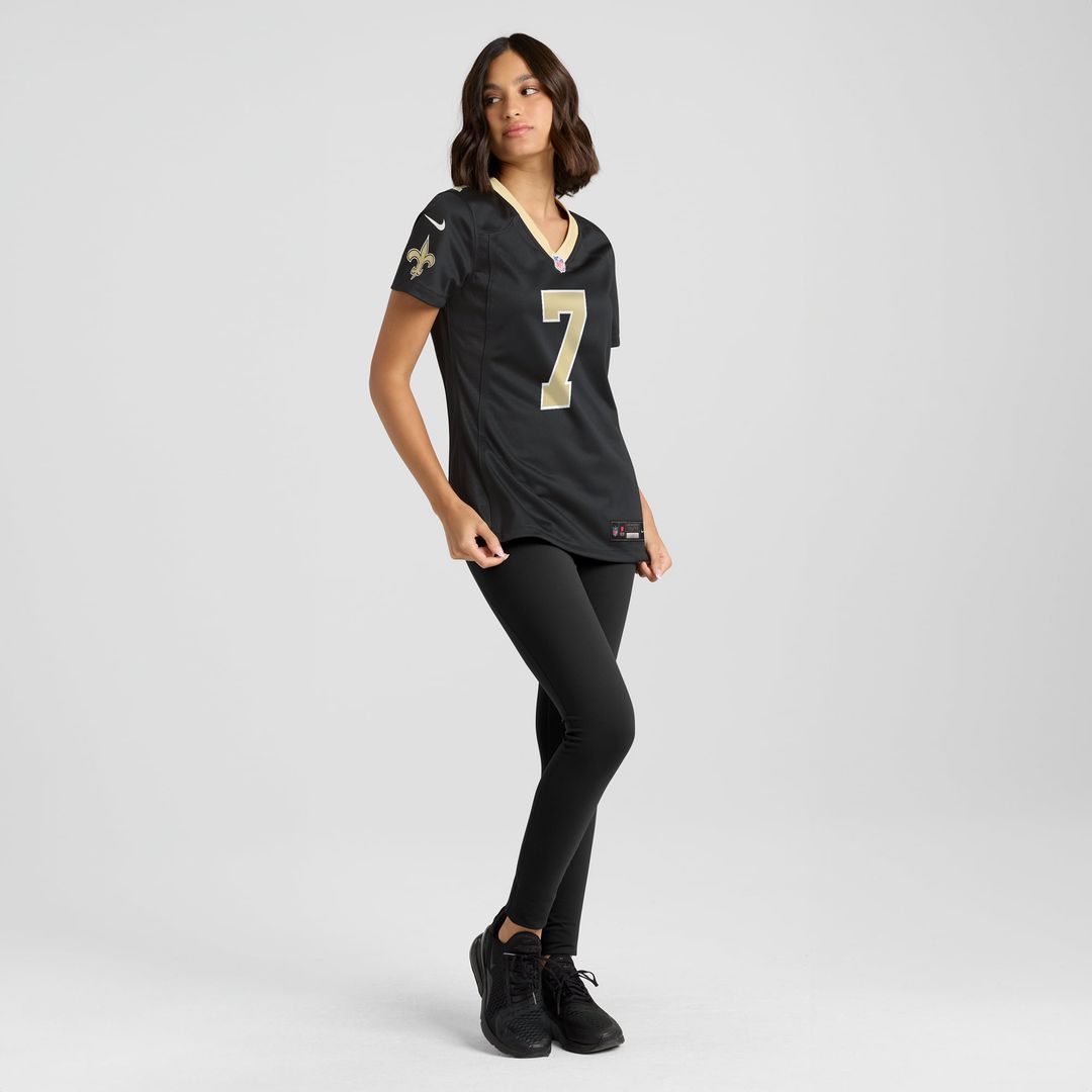 Morten Andersen New Orleans Saints Women's Game Retired Player Jersey - Black