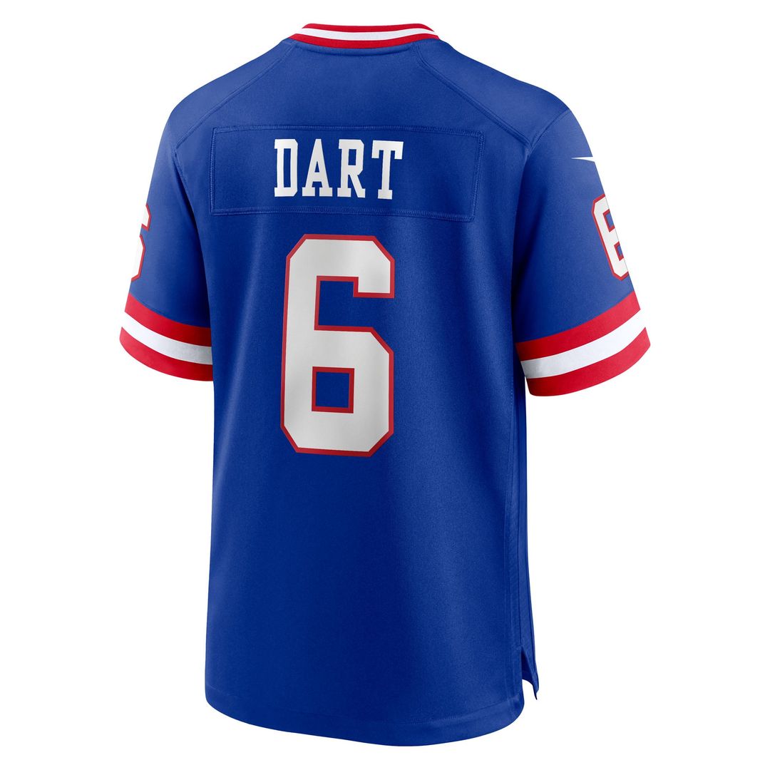 Jaxson Dart New York Giants Alternate 2 Classic Game Jersey - Royal