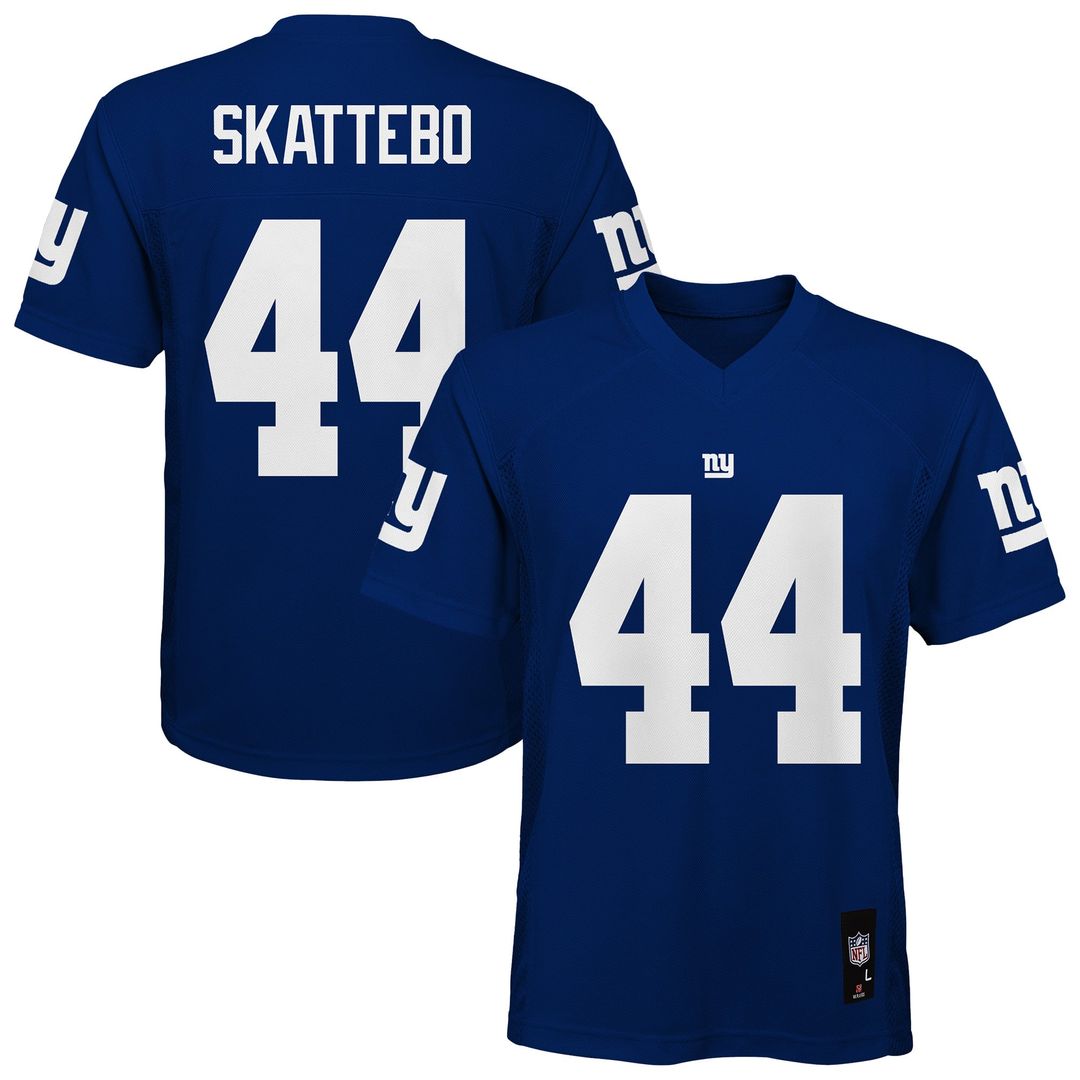 Cam Skattebo New York Giants Youth Replica Jersey - Royal