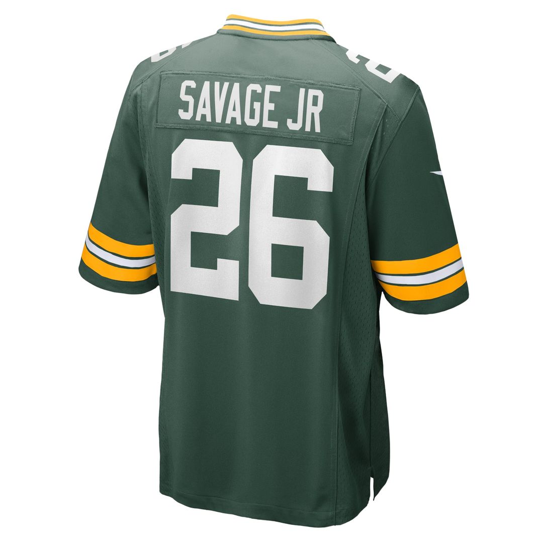 Darnell Savage Jr. Green Bay Packers Game Team Jersey - Green