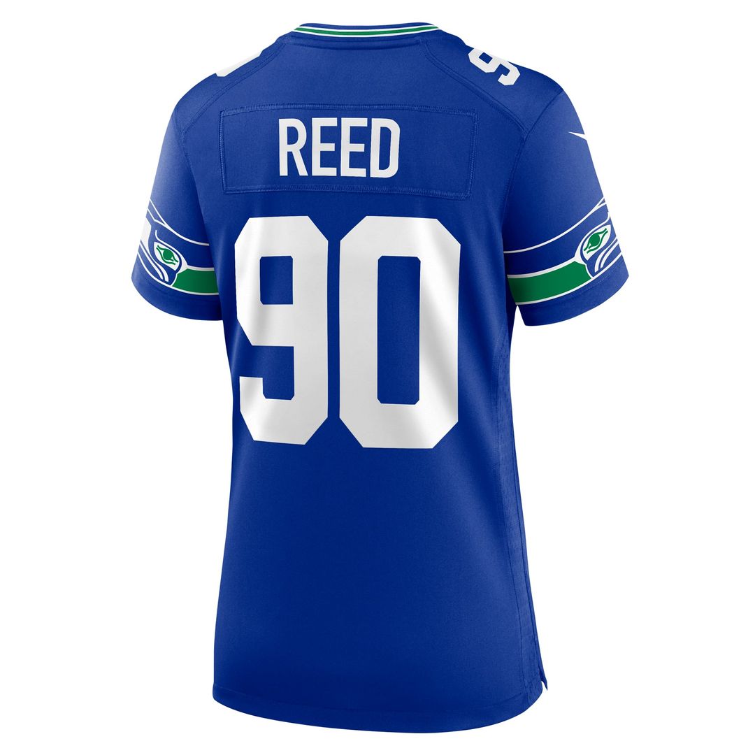 Jarran Reed Seattle Seahawks Women's Team Game Jersey - College Navy