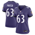 Danny Pinter Baltimore Ravens Women's Team Game Jersey - Purple
