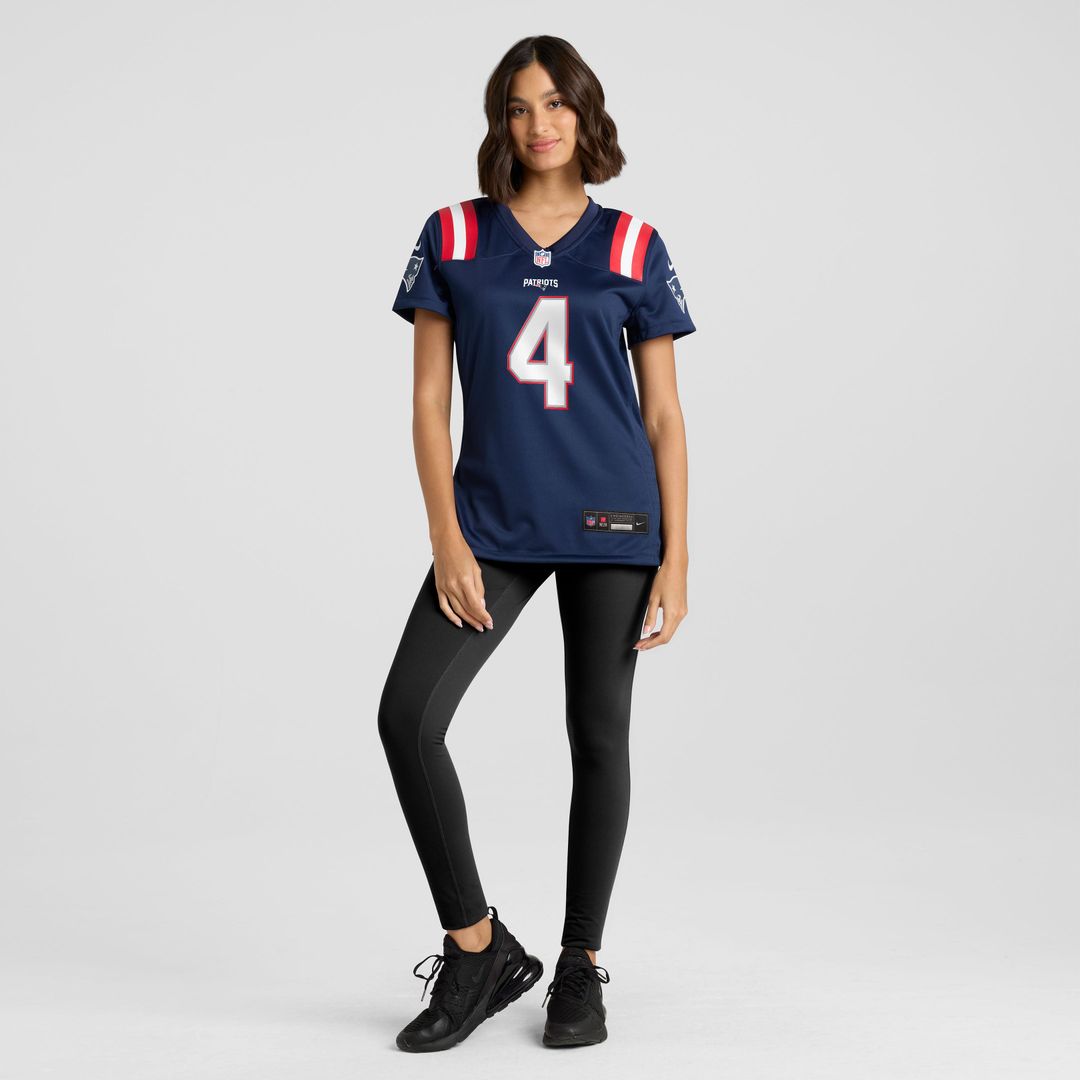 Craig Woodson New England Patriots Women's Team Game Jersey - Navy