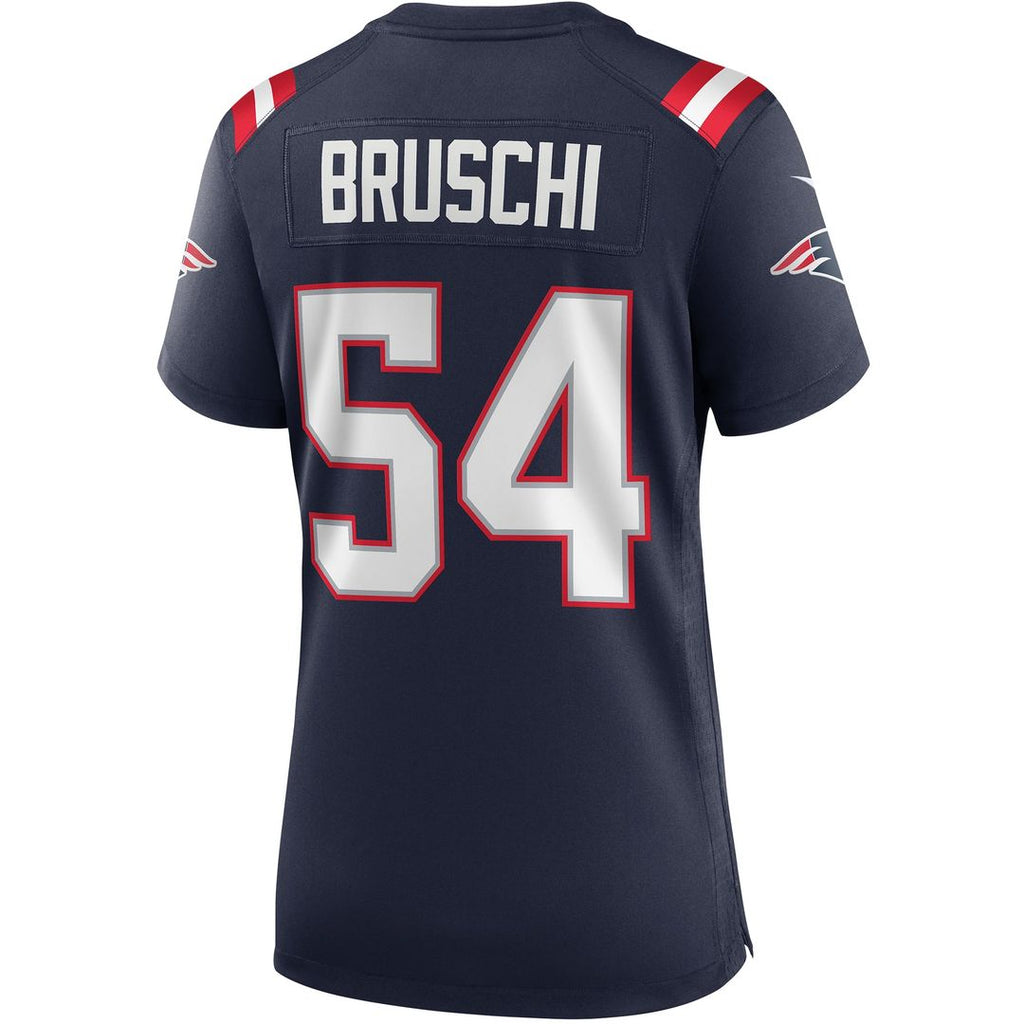 Tedy Bruschi New England Patriots Women's Retired Game Jersey - Red