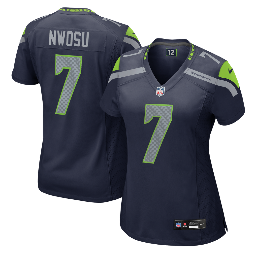 Uchenna Nwosu Seattle Seahawks Women's Team Game Jersey - College Navy