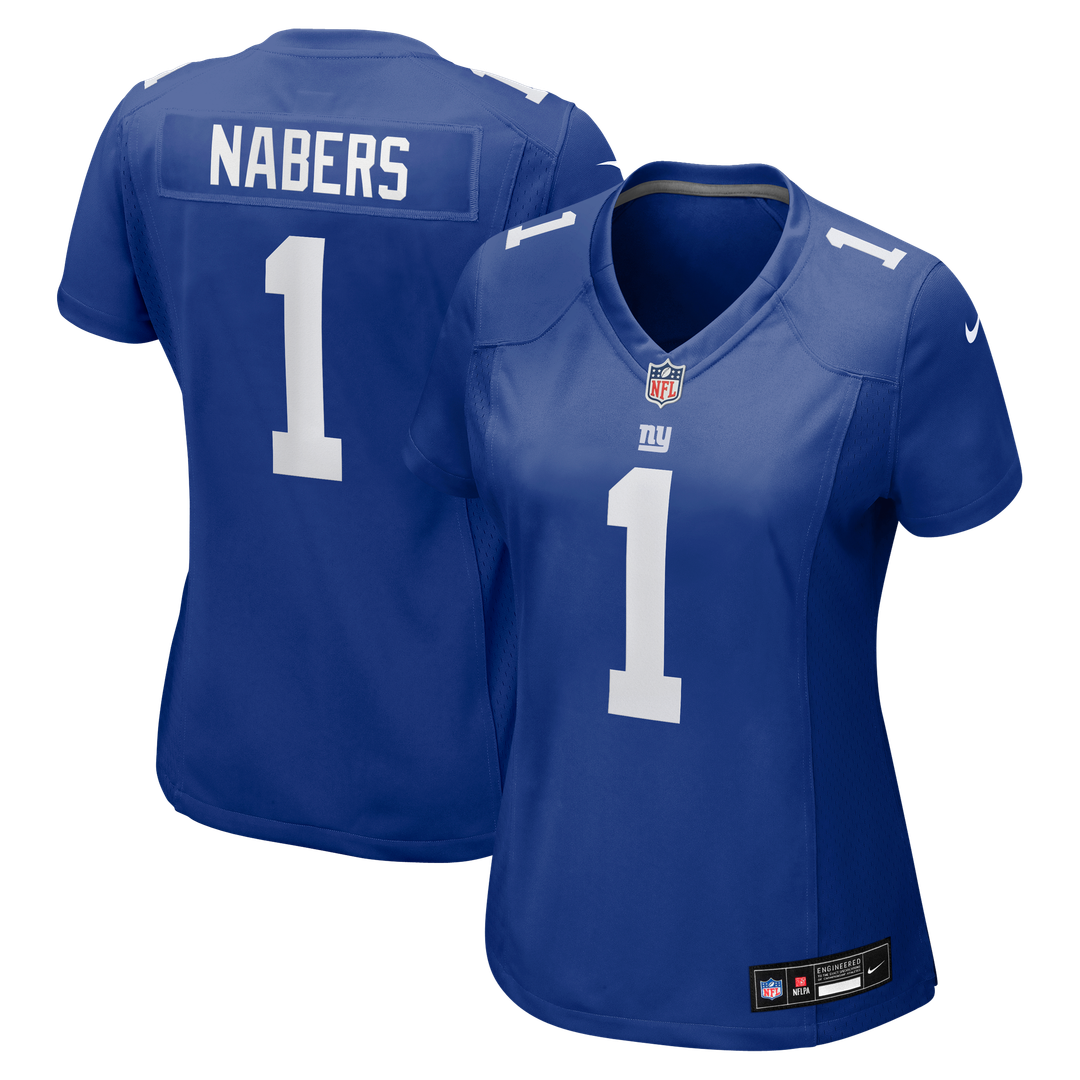 Malik Nabers New York Giants Women's Game Jersey - Royal