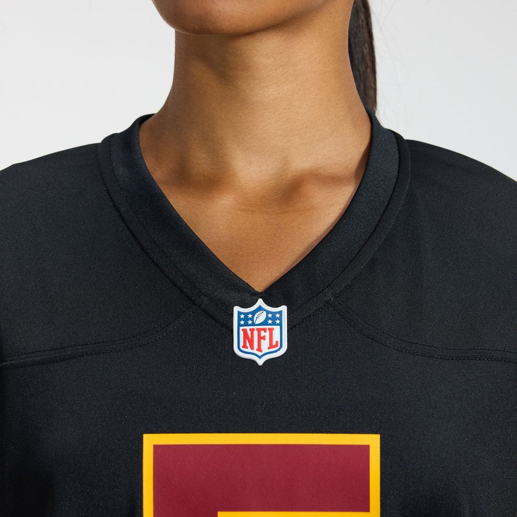 Jayden Daniels Washington Commanders Women's Hail Raiser Alternate Game Jersey - Black
