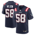 Jared Wilson New England Patriots Team Game Jersey - Navy
