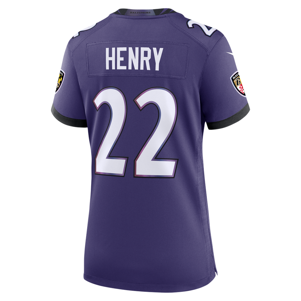 Derrick Henry Baltimore Ravens Women's Alternate Game Jersey - Black