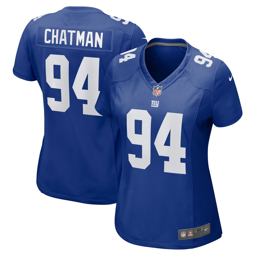 Elijah Chatman New York Giants Women's Game Jersey - Royal