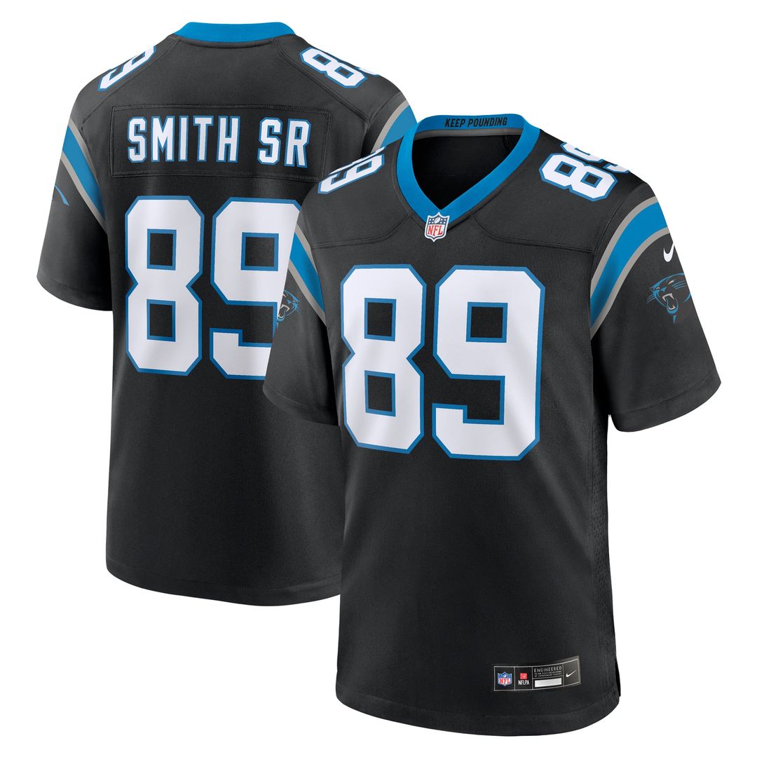Steve Smith Sr. Carolina Panthers Retired Player Game Jersey - Black