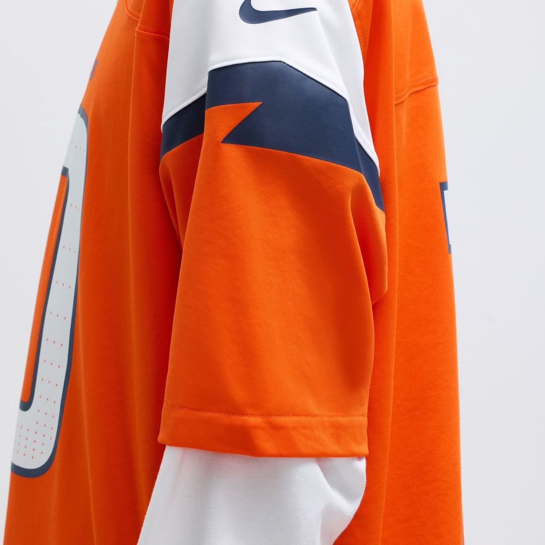 Bo Nix Denver Broncos Player Game Jersey - Orange