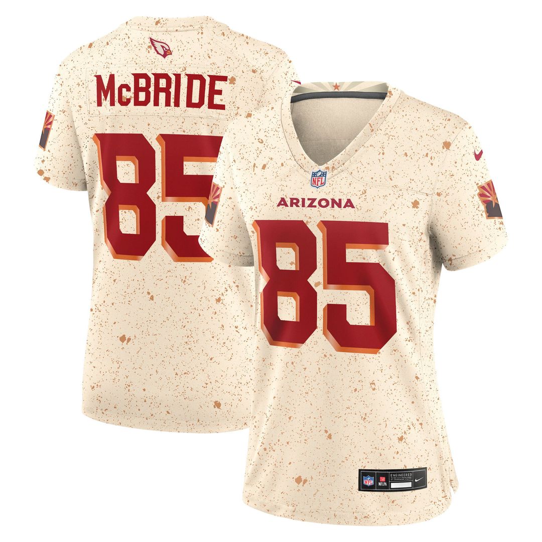 Trey McBride Arizona Cardinals Women's Rivalries Collection Game Jersey - Natural