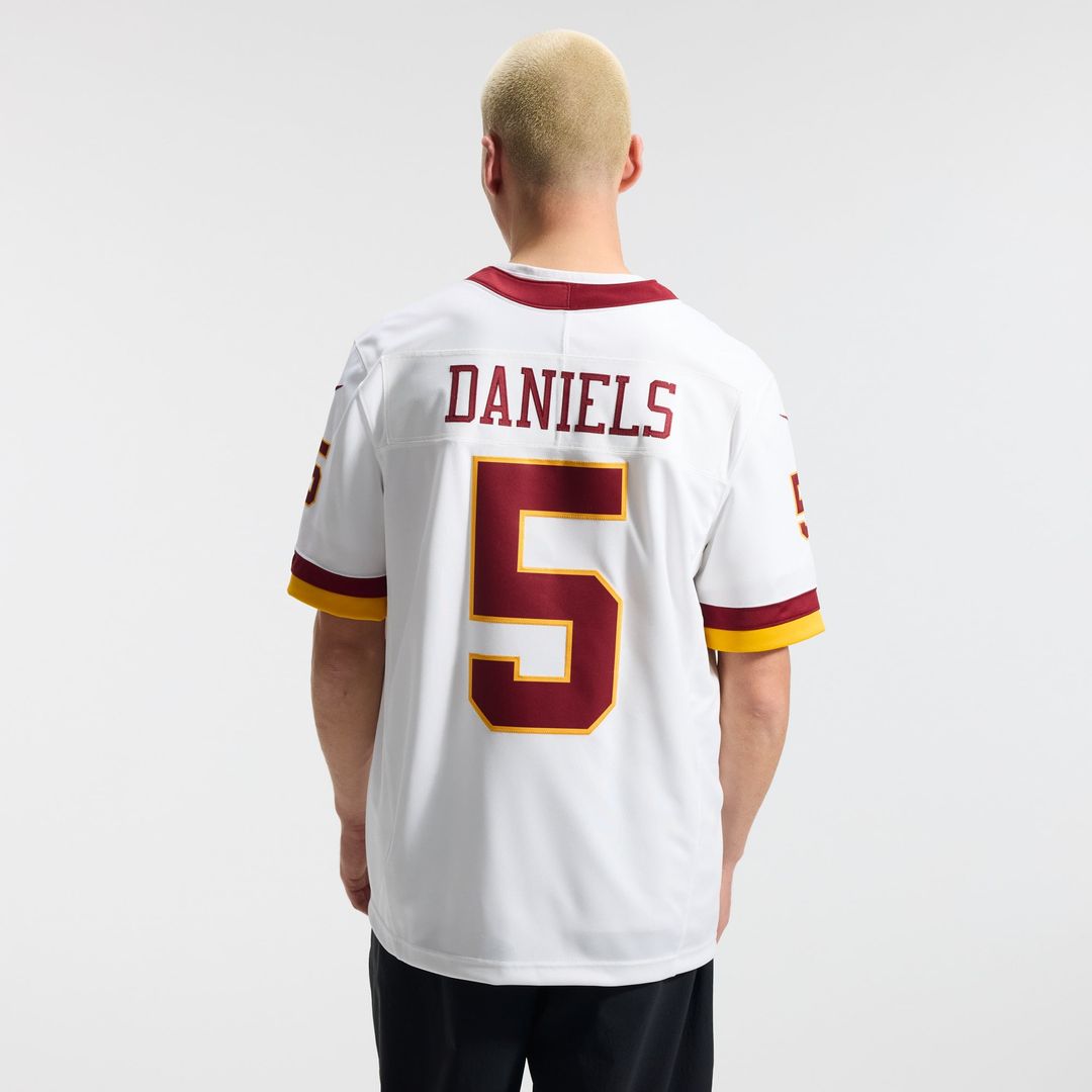 Jayden Daniels Washington Commanders Team Vapor F.U.S.E. Stitched Limited Jersey - Burgundy