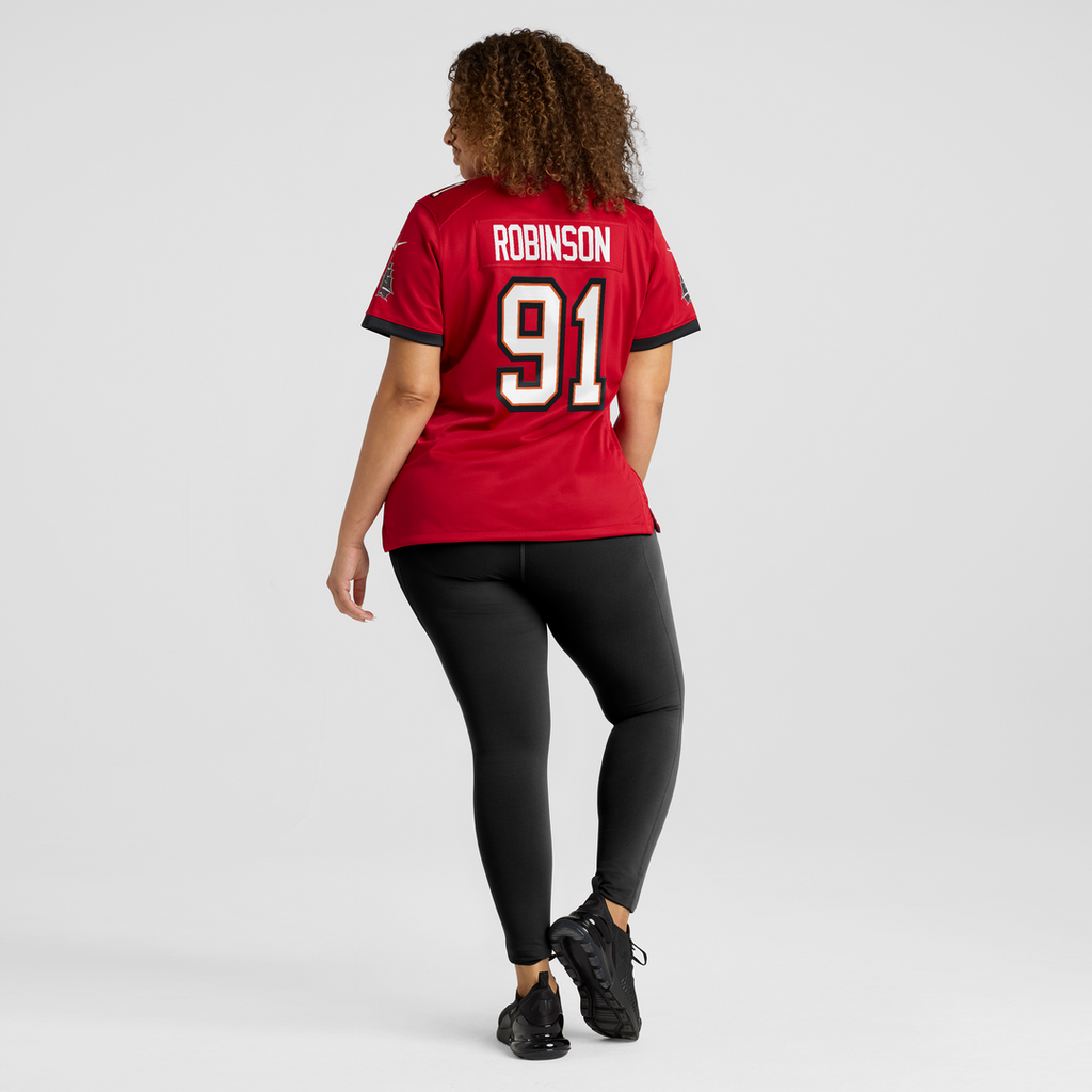 A'Shawn Robinson Tampa Bay Buccaneers Women's Team Game Jersey - Red