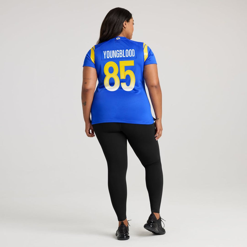 Jack Youngblood Los Angeles Rams Women's Game Retired Player Jersey - Royal