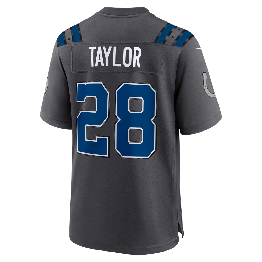 Jonathan Taylor Indianapolis Colts 2026 Rivalries Collection Game Jersey - Anthracite