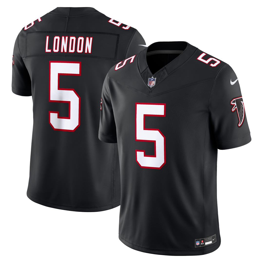 Drake London Atlanta Falcons Team Vapor F.U.S.E. Stitched Limited Jersey - Red