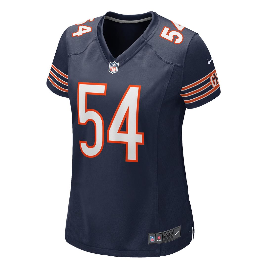 Brian Urlacher Chicago Bears Women's Game Retired Player Jersey - Navy