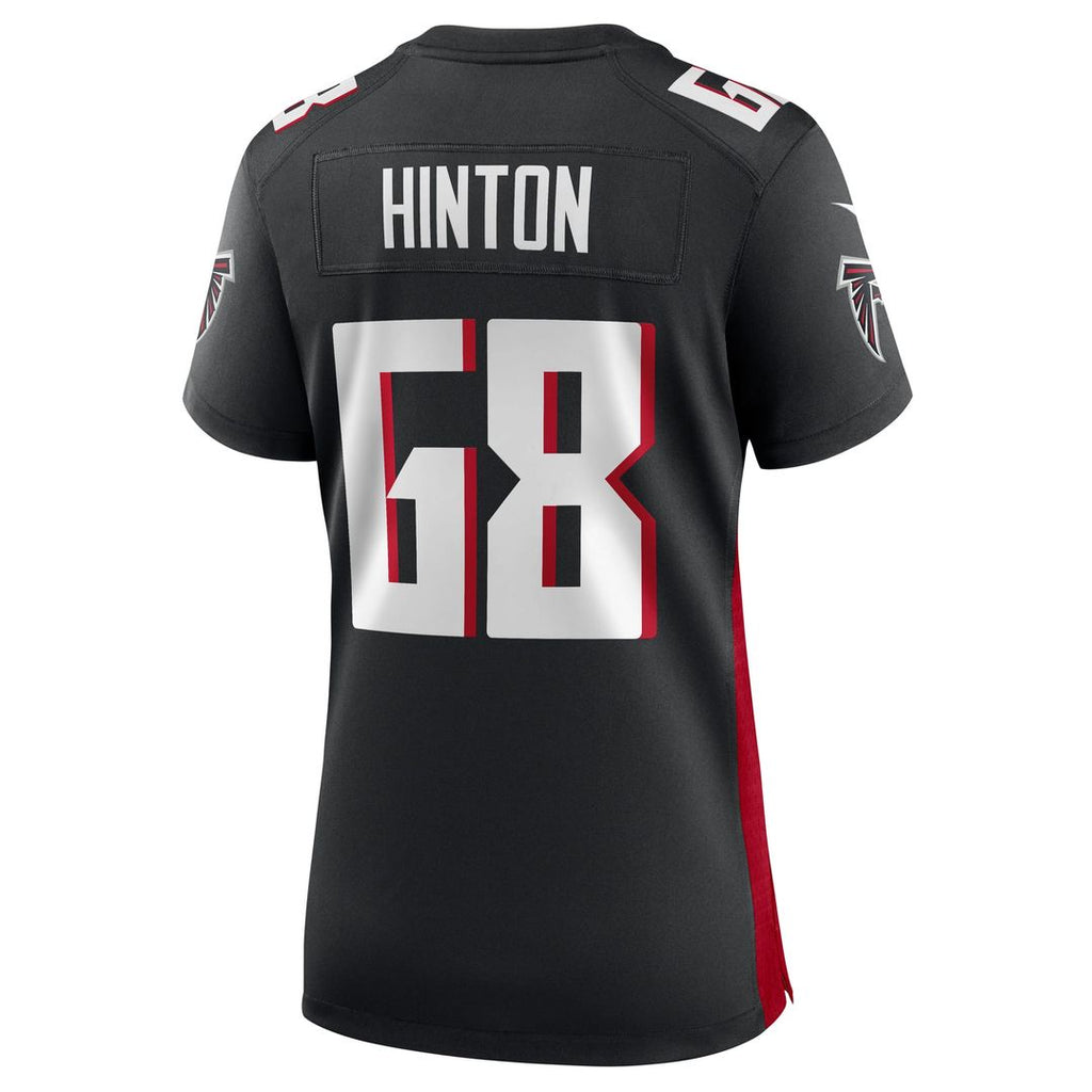 Kyle Hinton Atlanta Falcons Women's Team Game Jersey - Black