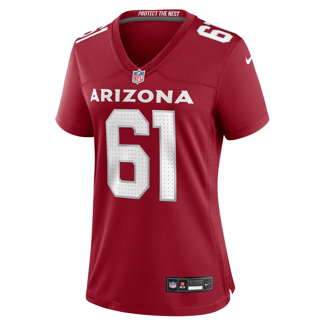 Carter O'Donnell Arizona Cardinals Women's Team Game Jersey - Cardinal