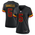 Jayden Daniels Washington Commanders Women's Hail Raiser Alternate Game Jersey - Black
