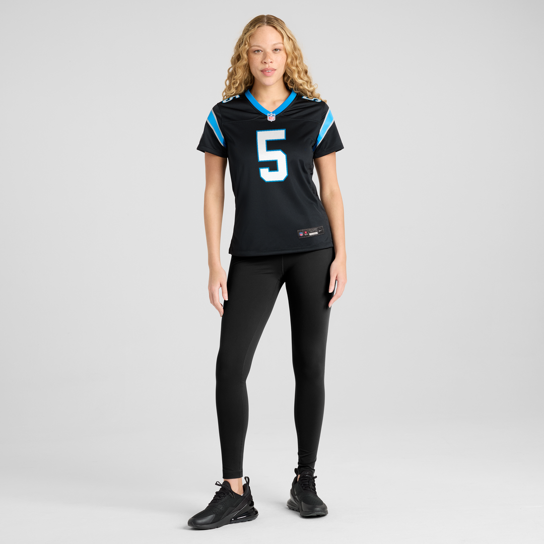 Jaelan Phillips Carolina Panthers Women's Team Game Jersey - Black