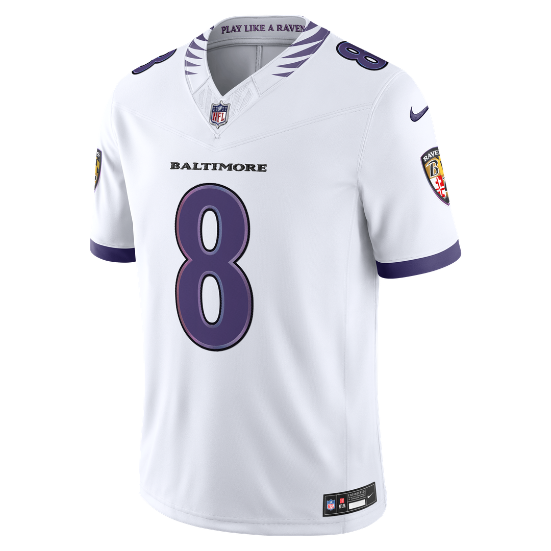 Lamar Jackson Baltimore Ravens Team Vapor F.U.S.E. Stitched Limited Jersey - Purple