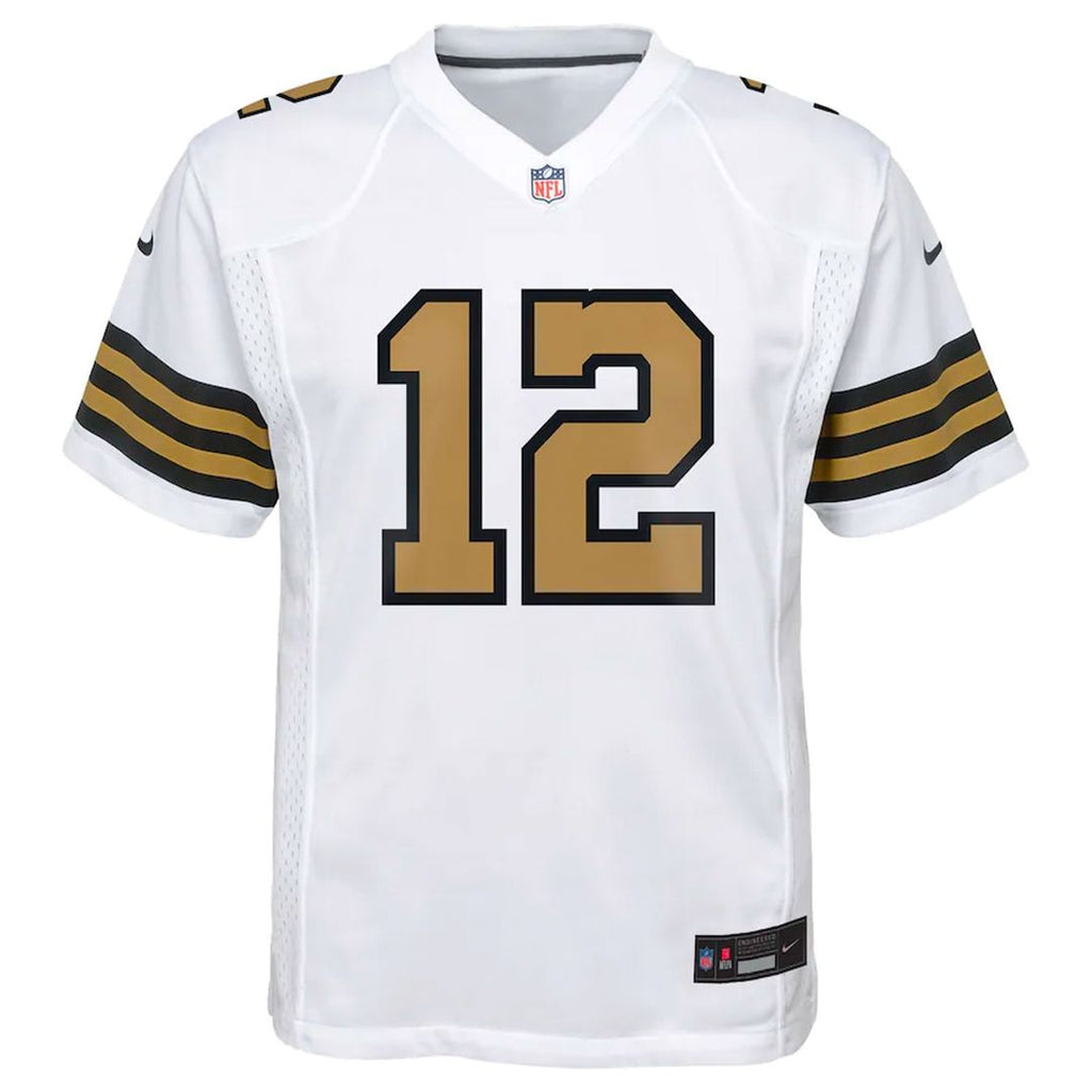 Chris Olave New Orleans Saints Youth Game Jersey - Black