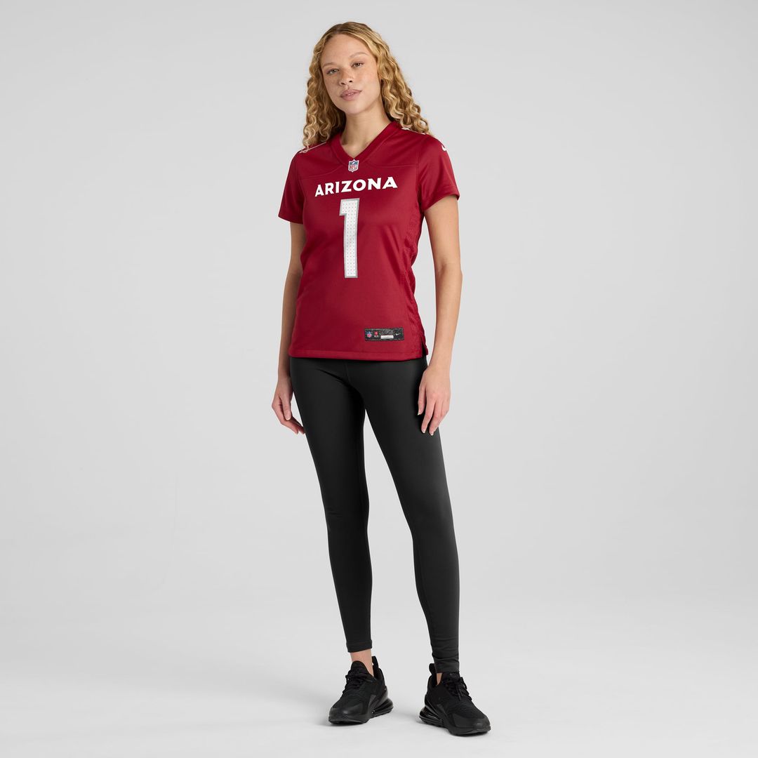 Number 1 Bride Arizona Cardinals Women's Game Jersey - Cardinal