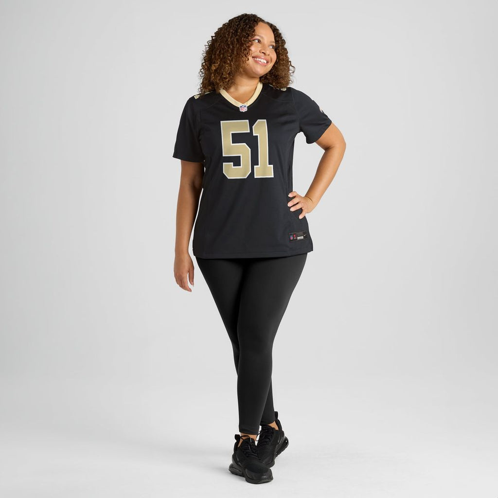 Cesar Ruiz New Orleans Saints Women's Game Jersey - Black
