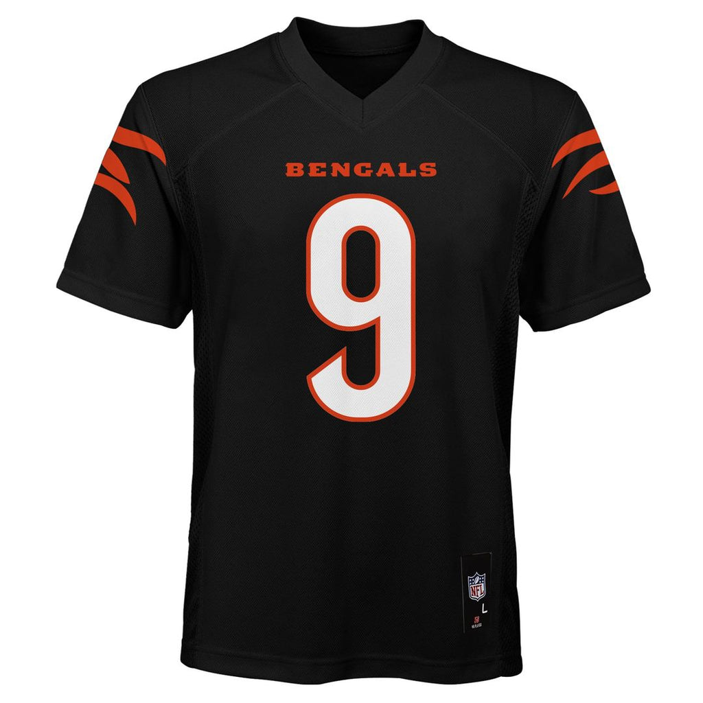 Joe Burrow Cincinnati Bengals Youth Replica Jersey - Black