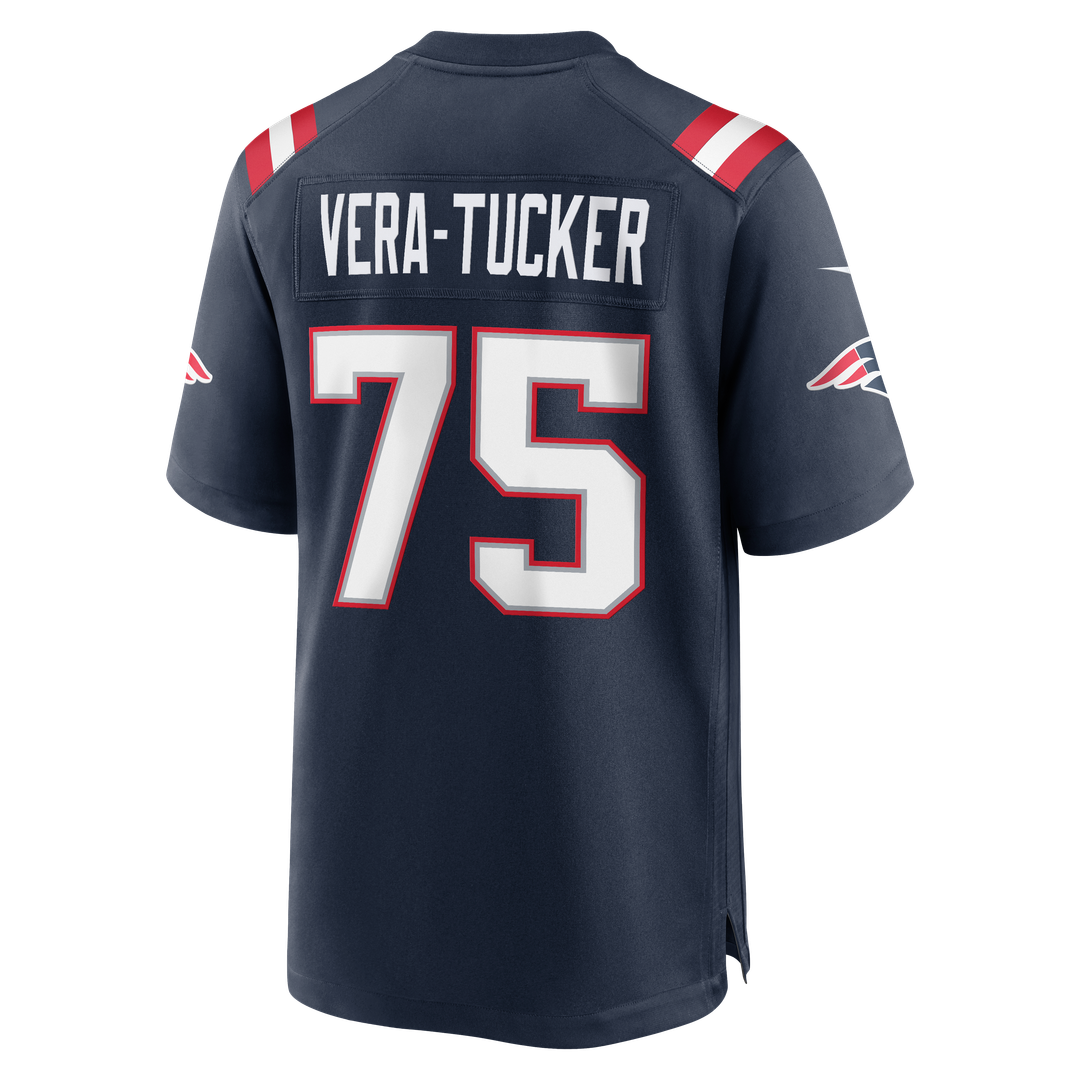 Alijah Vera - Tucker New England Patriots Team Game Jersey - Navy