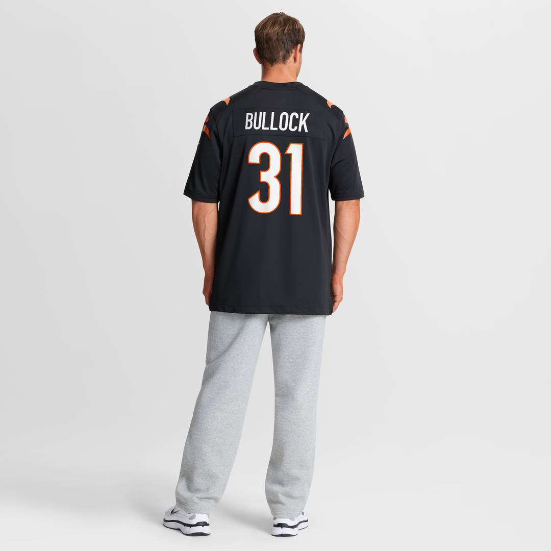 Kentrel Bullock Cincinnati Bengals Team Game Jersey - Black