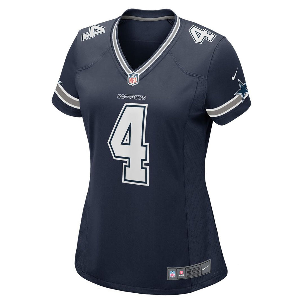 Dak Prescott Dallas Cowboys Women's Alternate Game Jersey - White