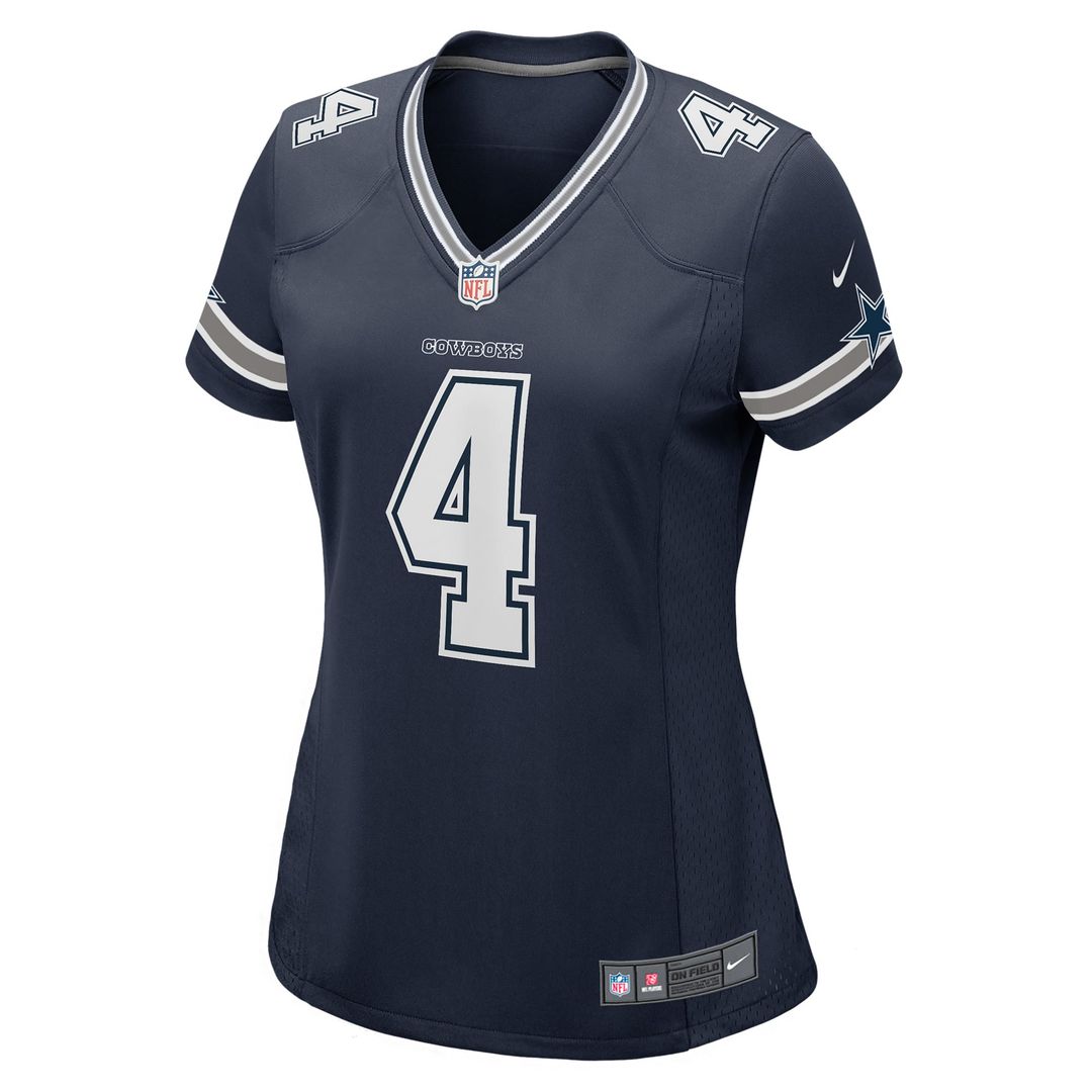 Dak Prescott Dallas Cowboys Women's Alternate Game Jersey - White