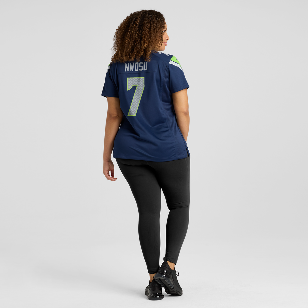 Uchenna Nwosu Seattle Seahawks Women's Team Game Jersey - College Navy