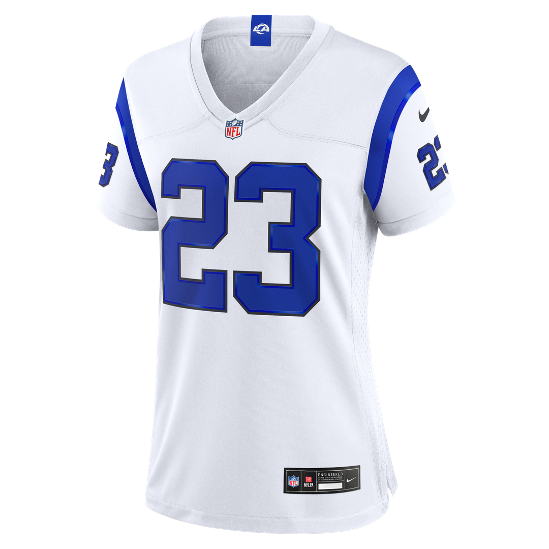 Kyren Williams Los Angeles Rams Women's Fearsome White Game Jersey