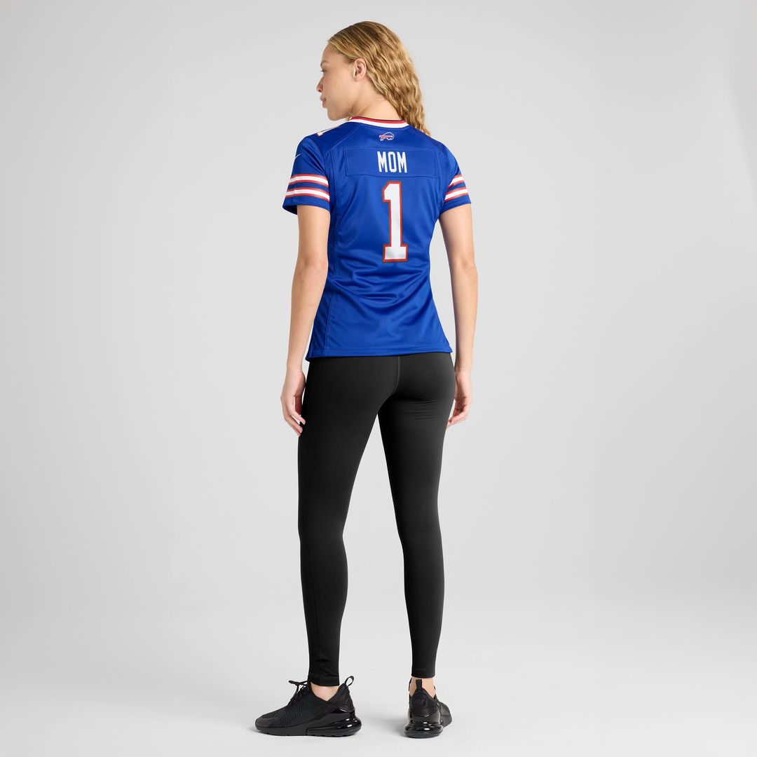 Number 1 Mom Buffalo Bills Women's Game Jersey - Royal