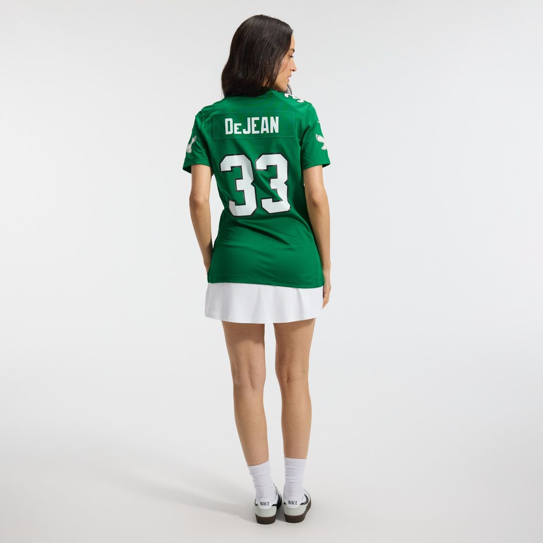 Cooper DeJean Philadelphia Eagles Women's Team Game Jersey - Midnight Green