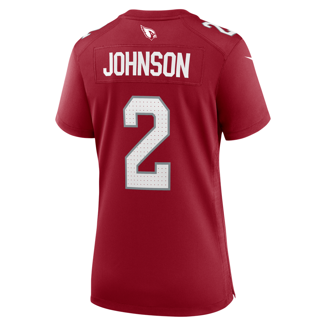 Will Johnson Arizona Cardinals Women's Team Game Jersey - Cardinal